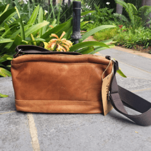 elegant ladies genuine leather crossbody bag