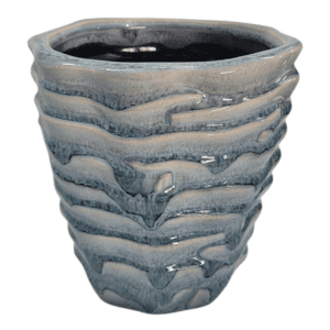 ceramic teal pot large 20x13cm (copy)