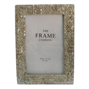 photo frame silver sequence detail 18x13x2cm