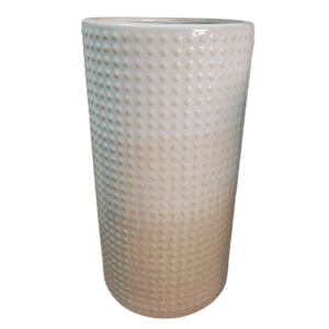 ceramic vase three tone caramel, fudge & bone 14x14x29cm (copy)