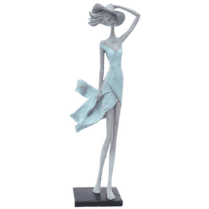 girl windblowed 39x13x10cm