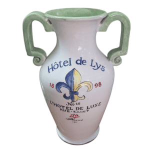 ceramic decorative urn/jug 25x21x36cm