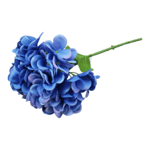 hydrangea stem blue 13x55cm