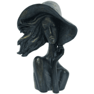 lady with hat 30x20x14cm