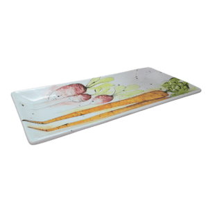 vegetable platter ceramic 19x3x37cm