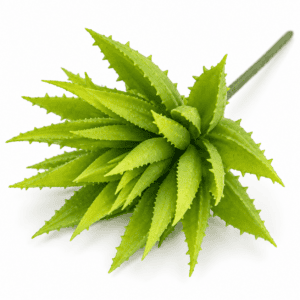 faux fleshy reed bud – green 19cm